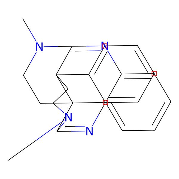 2D Structure of (1S,10S)-21,24-dimethyl-3,12,21,24-tetrazahexacyclo[9.7.3.32,10.01,10.04,9.013,18]tetracosa-2,4,6,8,11,13,15,17-octaene