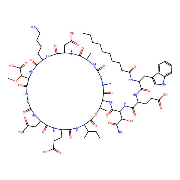 2D Structure of A-54145 A1