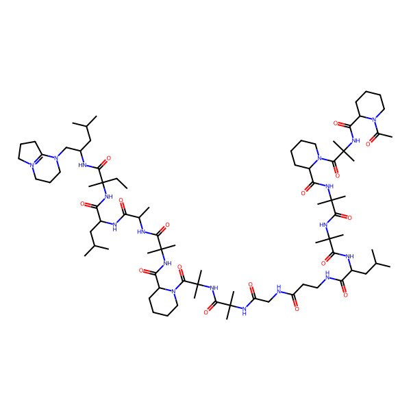 2D Structure of Efrapeptin F