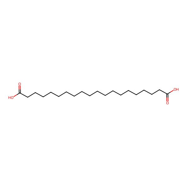 2D Structure of Eicosanedioic Acid