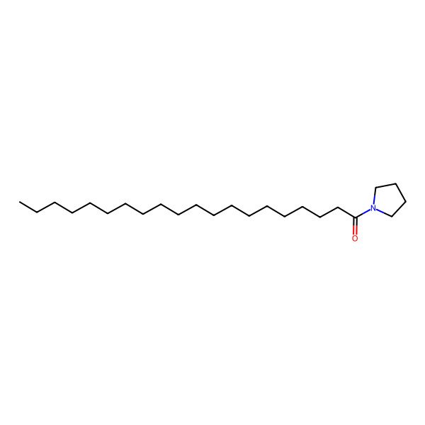 2D Structure of Eicosanoic acid, pyrrolidide