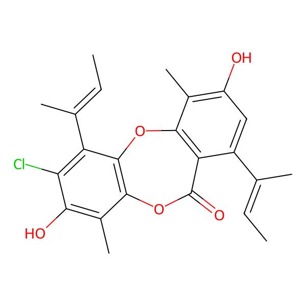 2D Structure of Emeguisin A