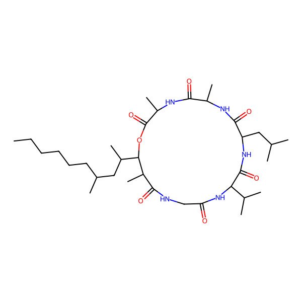 2D Structure of emericellamide B