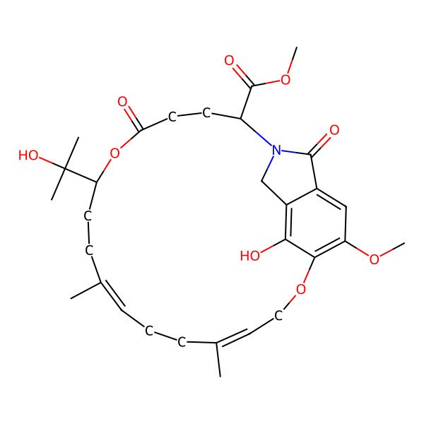 2D Structure of Emericellolide A