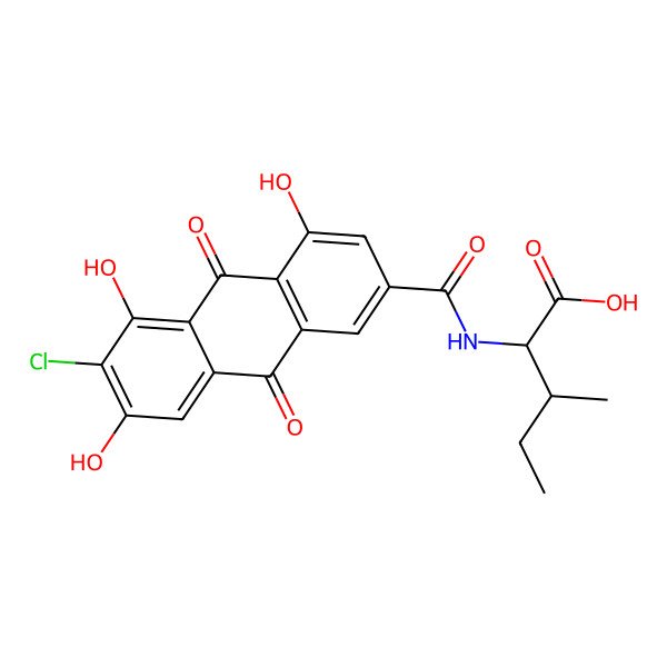 2D Structure of Emodacidamide F