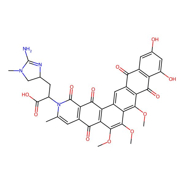2D Structure of Enduracyclinone A
