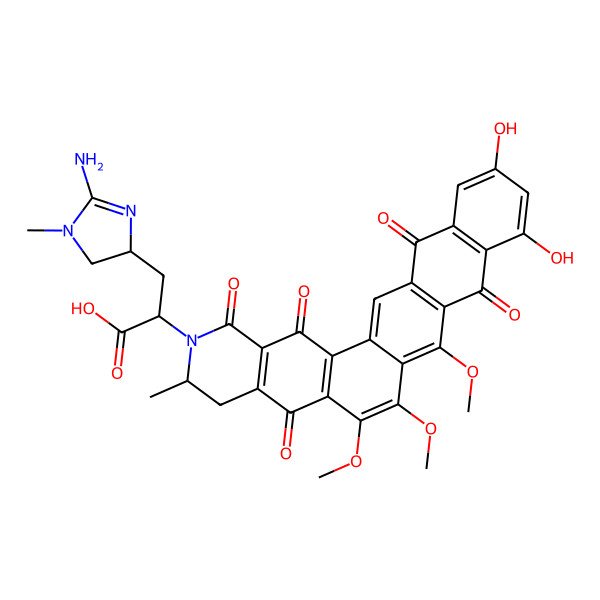 2D Structure of Enduracyclinone B