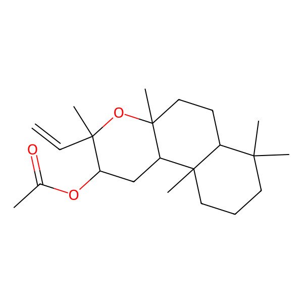 2D Structure of Ent-13-epi-12-acetoxymanoyl oxide