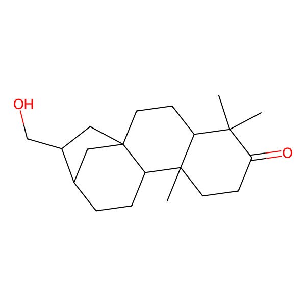 2D Structure of ent-17-Hydroxykauran-3-one