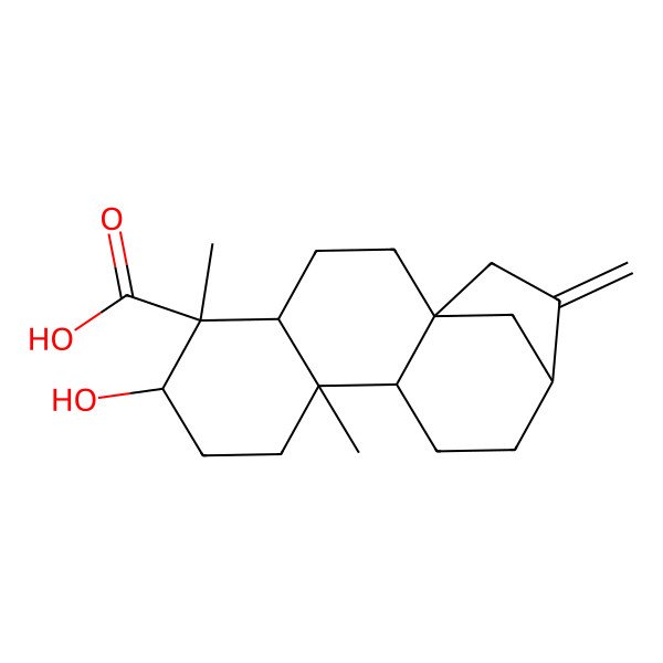 2D Structure of ent-3beta-Hydroxykaur-16-en-19-oic acid 2D Structure of ent-3beta-Hydroxykaur-16-en-19-oic acid