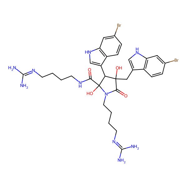 2D Structure of ent-Eusynstyelamide B, (rel)-