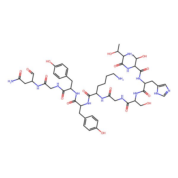 2D Structure of Enterocin A