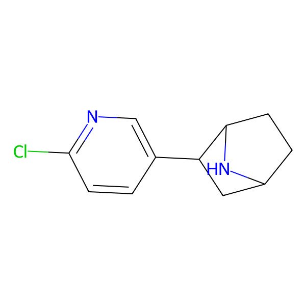 2D Structure of (-)-Epibatidine-L-tartrate
