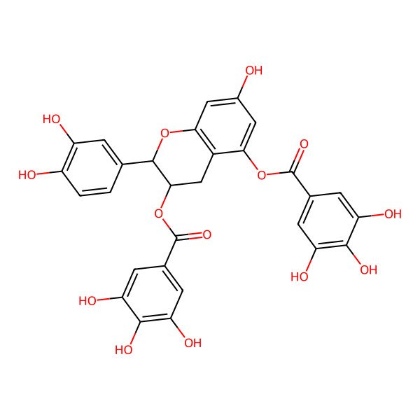 2D Structure of Epicatechin 3,5-di-O-gallate 2D Structure of Epicatechin 3,5-di-O-gallate
