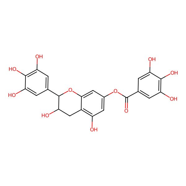 2D Structure of Epigallocatechin 7-O-gallate