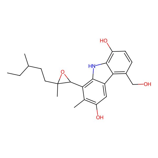 2D Structure of (+/-)-epocarbazolin B