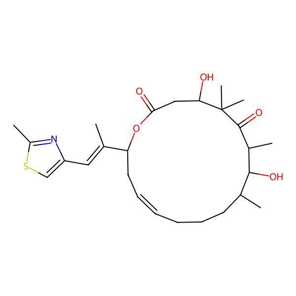 2D Structure of Epothilone C