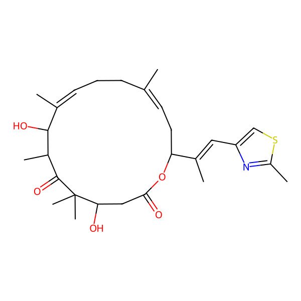 2D Structure of Epothilone D5