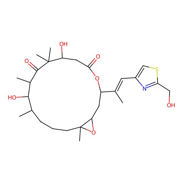 2D Structure of Epothilone F