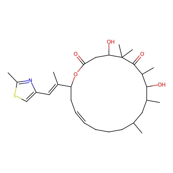 2D Structure of Epothilone I2