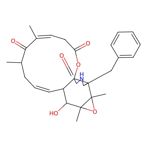 2D Structure of Epoxycytochalasin Z17