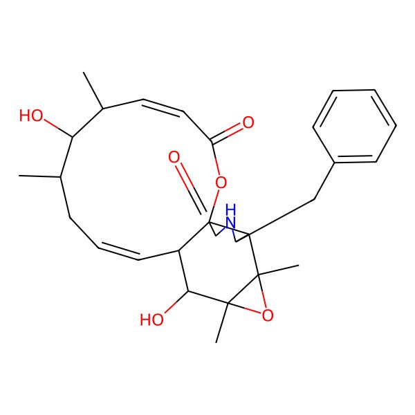 2D Structure of Epoxycytochalasin Z8