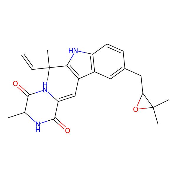 2D Structure of Epoxyisoechinulin A