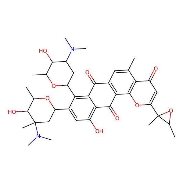 2D Structure of Epoxykidamycin