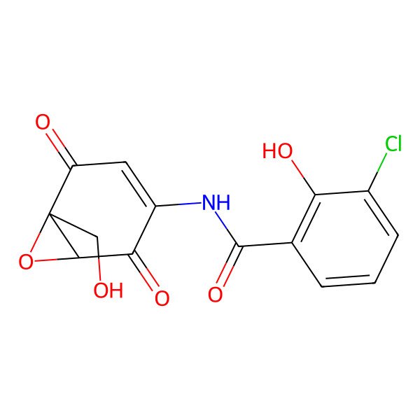 2D Structure of Epoxyquinomicin A