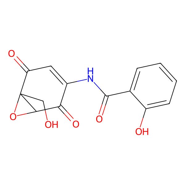 2D Structure of Epoxyquinomicin B