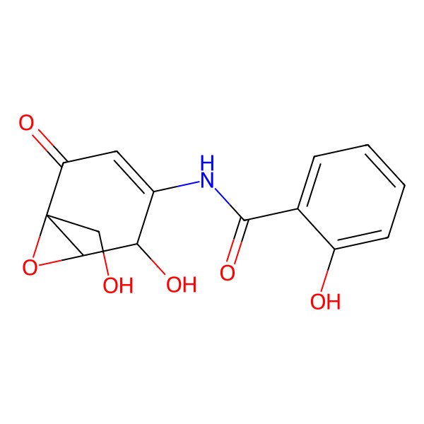 2D Structure of Epoxyquinomicin C