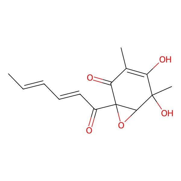 2D Structure of Epoxysorbicillinol