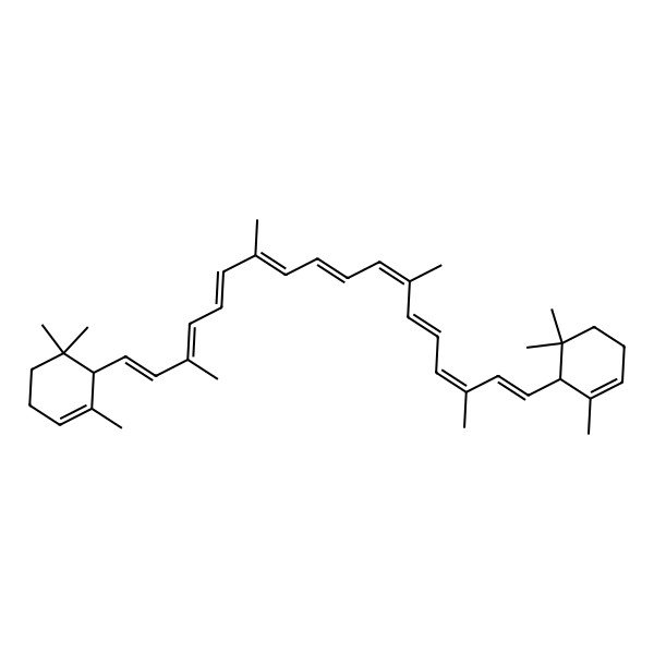 2D Structure of epsilon-Carotene
