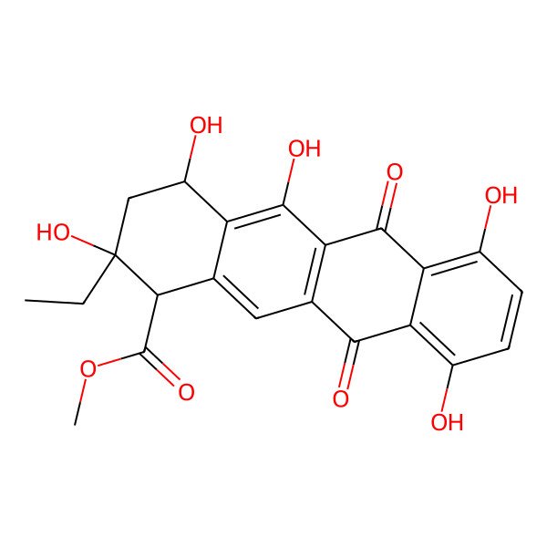 2D Structure of Epsilon-pyrromycinone
