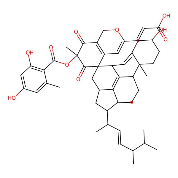 2D Structure of Ergophilone A