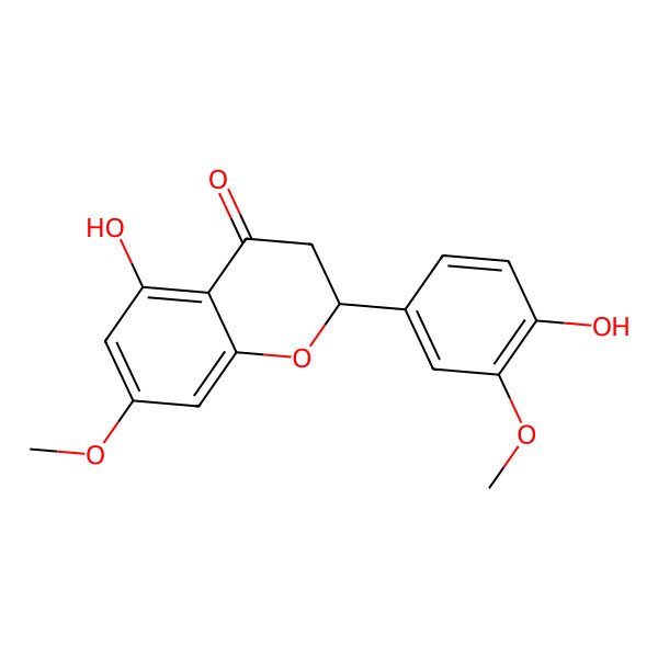 2D Structure of Eriodictyol 7,3'-dimethyl ether