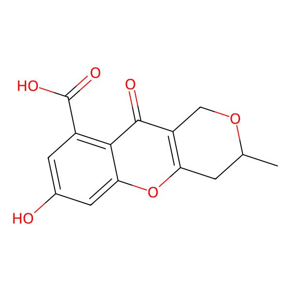 2D Structure of Erubescensoic acid