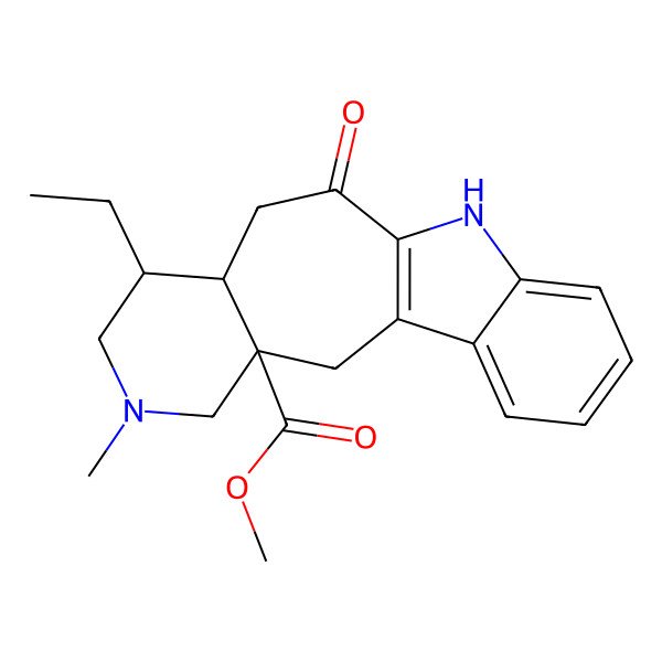 2D Structure of Ervatamine 2D Structure of Ervatamine