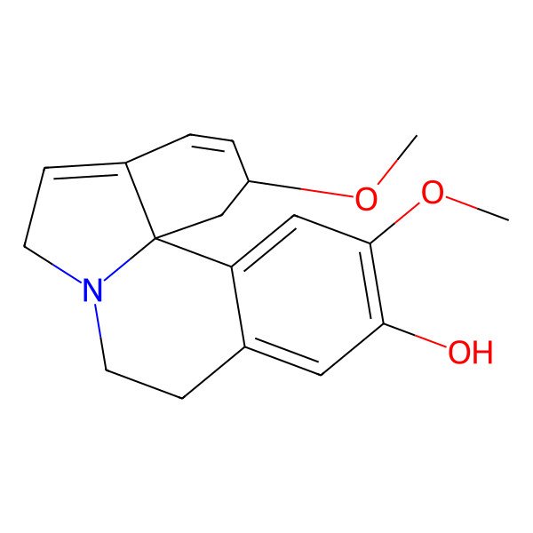 2D Structure of Erysodine
