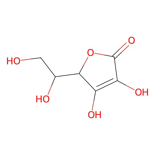 2D Structure of Erythorbic Acid