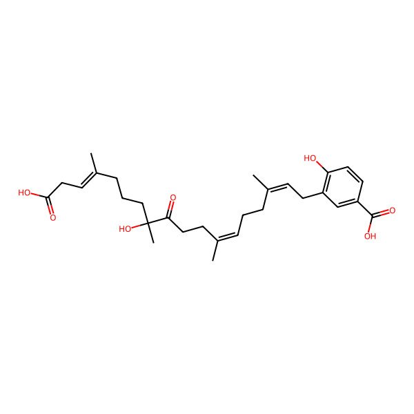 2D Structure of erythrolic acid B