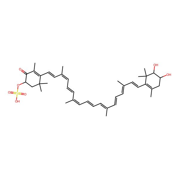 2D Structure of Erythroxanthin sulfate