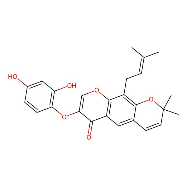 2D Structure of Eryvarin G 2D Structure of Eryvarin G