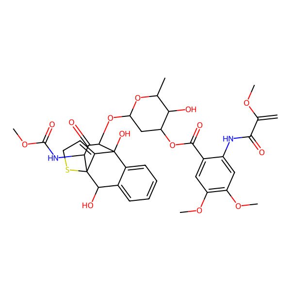 2D Structure of Esperamicin X