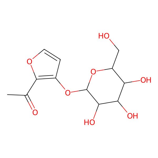 2D Structure of 3-O-a-D-Glucosyl Isomaltol