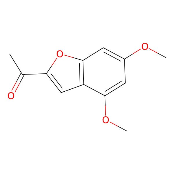 2D Structure of Ethanone, 1-(4,6-dimethoxy-2-benzofuranyl)-