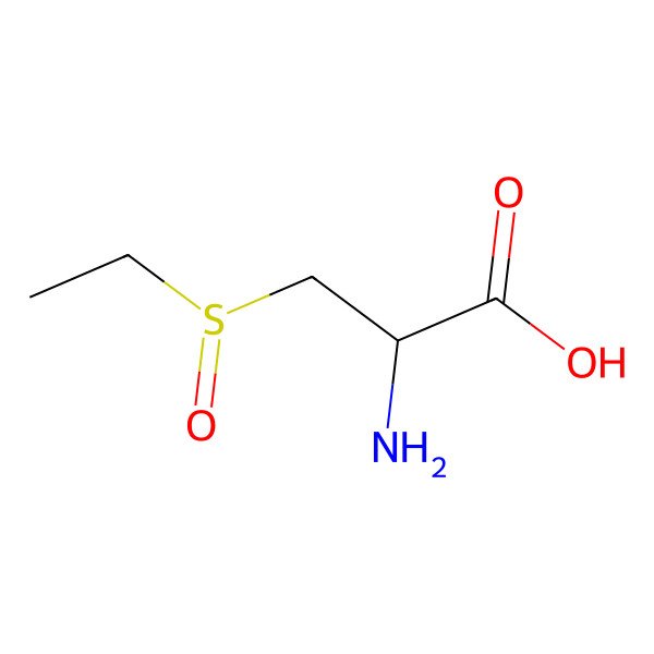 2D Structure of Alanine, 3-(ethylsulfinyl)-