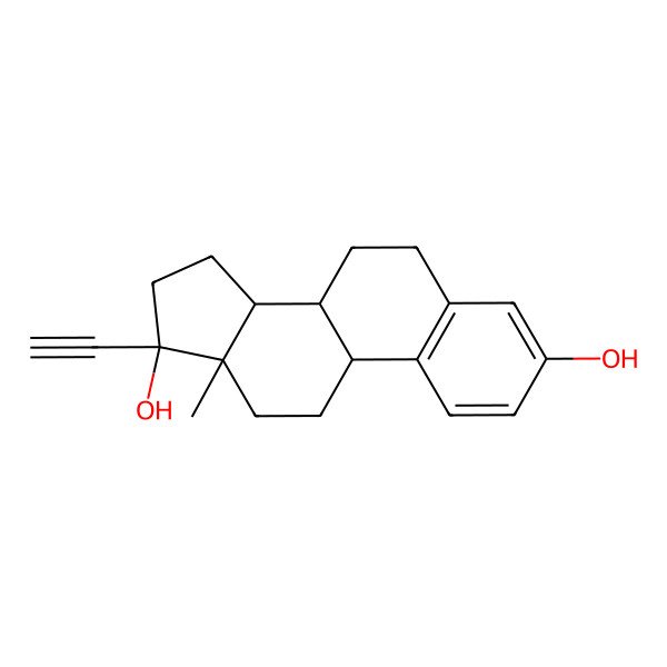 2D Structure of Ethinyl Estradiol 2D Structure of Ethinyl Estradiol