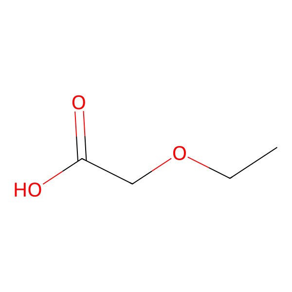 2D Structure of Ethoxyacetic acid