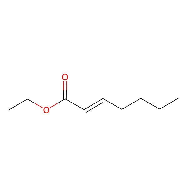 2D Structure of Ethyl 2-heptenoate